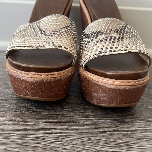 Prada Snakeskin Platform Wedge - Picture 9 of 9